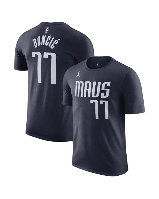 Jordan Luka Doncic Dallas Mavericks 2022/23 Statement Edition Name and Number T-shirt