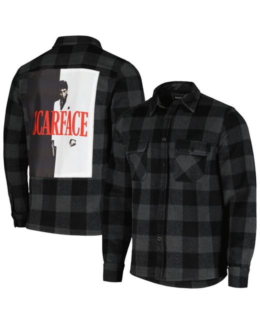 Reason and Scarface Flannel Long Sleeve Button-Down Shirt