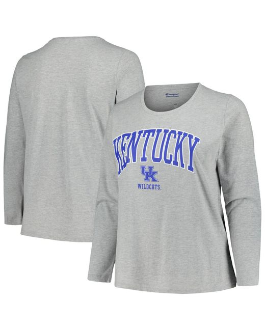 Profile Kentucky Wildcats Plus Arch Over Logo Scoop Neck Long Sleeve T-shirt