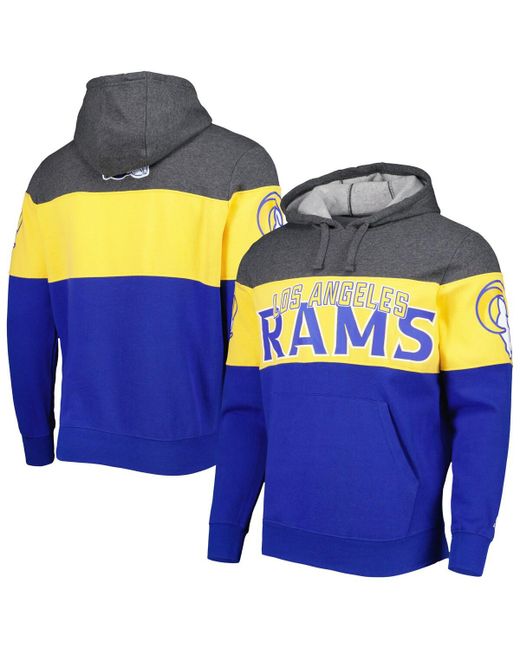Starter Royal Los Angeles Rams Extreme Pullover Hoodie