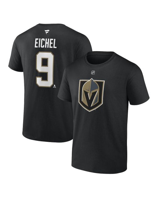Fanatics Jack Eichel Vegas Golden Knights Authentic Stack Name and Number T-shirt
