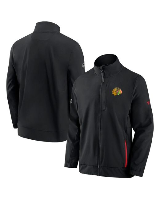 Fanatics Chicago Blackhawks Authentic Pro Rink Coaches Full-Zip Jacket