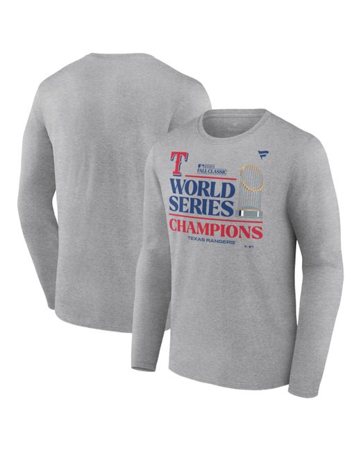 Fanatics Texas Rangers 2023 World Series Champions Locker Room Long Sleeve T-shirt