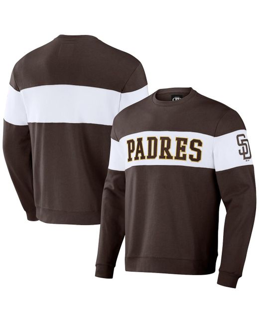 Fanatics Darius Rucker Collection by San Diego Padres Stripe Pullover Sweatshirt