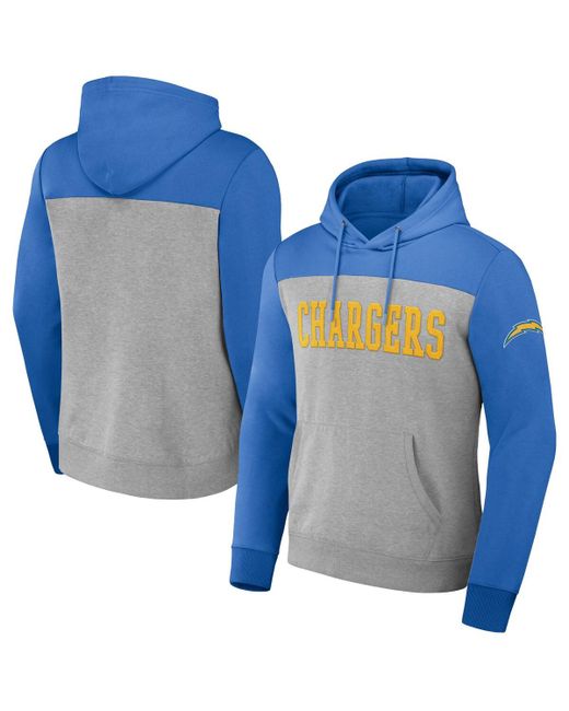 Fanatics Nfl x Darius Rucker Collection by Los Angeles Chargers Blocked Pullover Hoodie