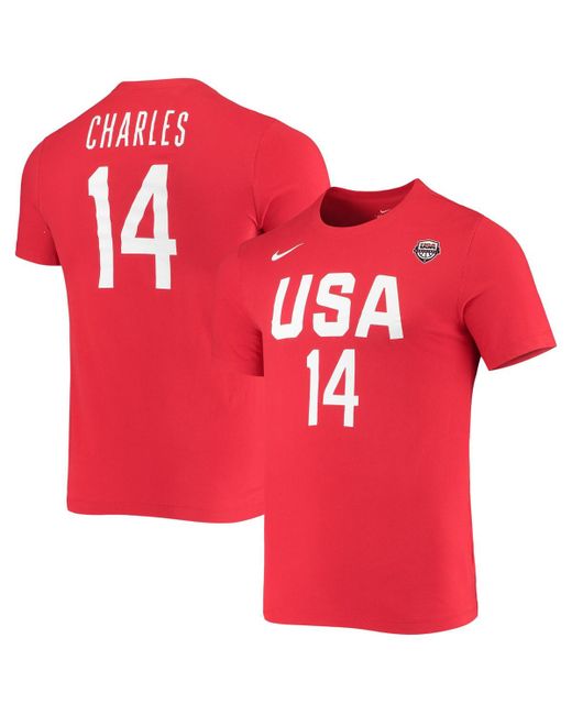 Nike Tina Charles Usa Basketball Name and Number Performance T-shirt