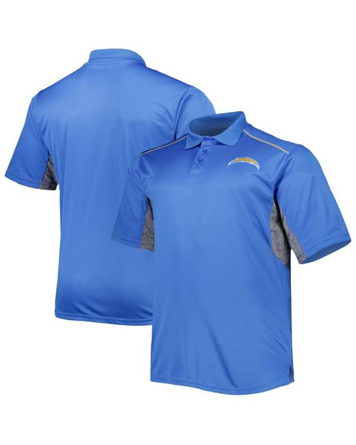 Profile Los Angeles Chargers Big and Tall Team Polo Shirt