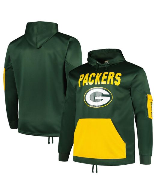 Fanatics Bay Packers Big and Tall Pullover Hoodie