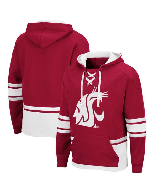 Colosseum Washington State Cougars Lace Up 3.0 Pullover Hoodie