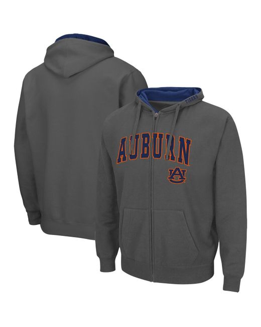 Colosseum Auburn Tigers Arch and Logo 3.0 Full-Zip Hoodie