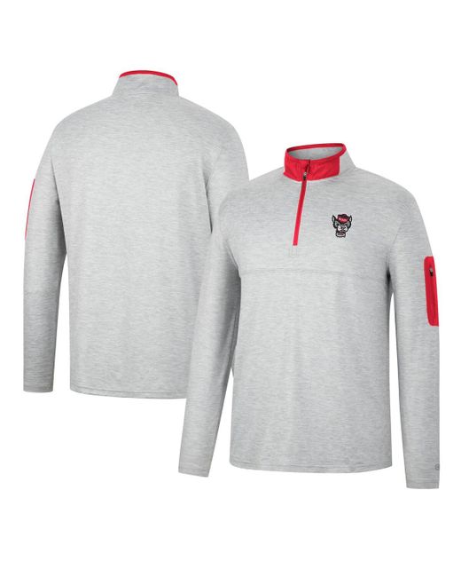 Colosseum Nc State Wolfpack Country Club Windshirt Quarter-Zip Jacket