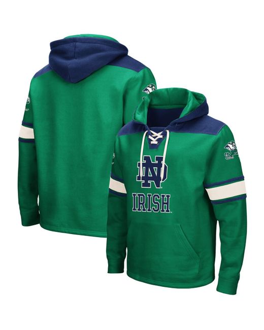 Colosseum Notre Fighting Irish 2.0 Lace-Up Pullover Hoodie