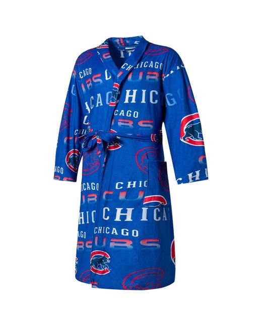 Concepts Sport Chicago Cubs Windfall Microfleece Allover Robe