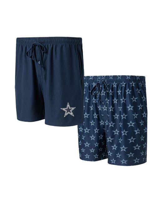 Concepts Sport Dallas Cowboys Gauge Jam Two-Pack Shorts Set