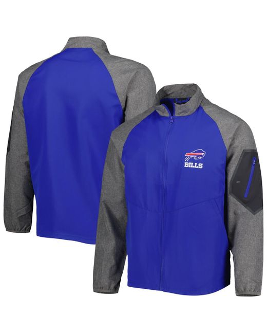 Dunbrooke Buffalo Bills Hurricane Raglan Full-Zip Windbreaker Jacket