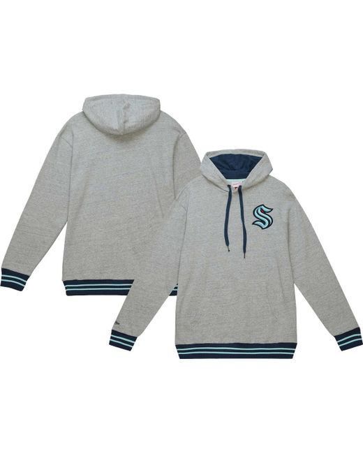 Mitchell & Ness Seattle Kraken Classic French Terry Pullover Hoodie