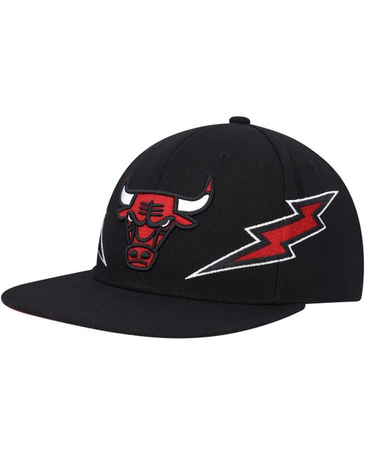 Mitchell & Ness Chicago Bulls Hardwood Classics Soul Double Trouble Lightning Snapback Hat
