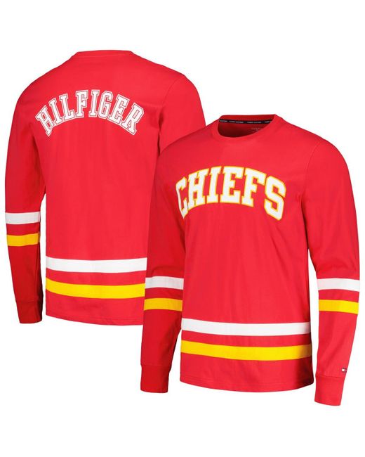 Tommy Hilfiger Gold Kansas City Chiefs Nolan Long Sleeve T-shirt