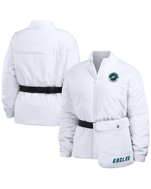 Wear By Erin Andrews Philadelphia Eagles Packaway Full-Zip Puffer Jacket