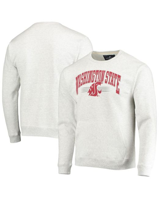 League Collegiate Wear Washington State Cougars Upperclassman Pocket Pullover Sweatshirt