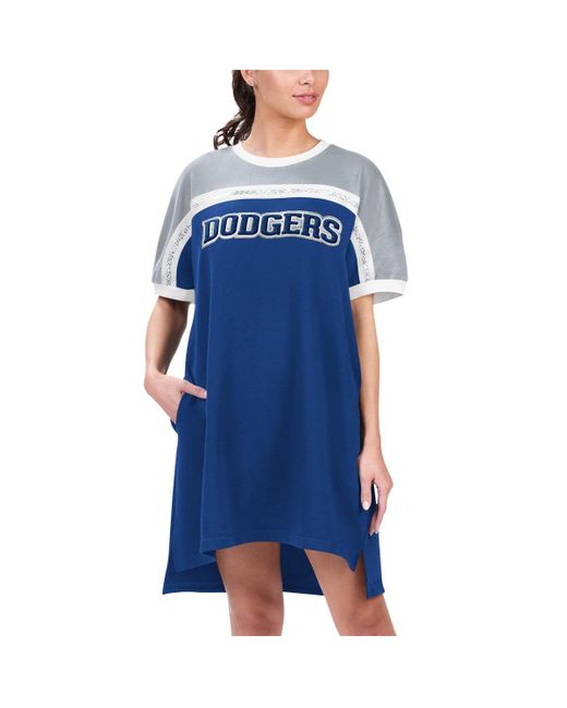 G-iii 4her By Carl Banks Los Angeles Dodgers Circus Catch Sneaker Dress