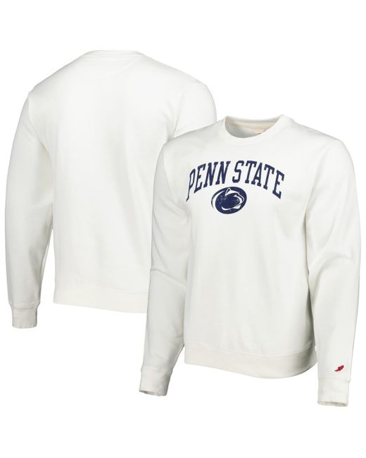 League Collegiate Wear Penn State Nittany Lions 1965 Arch Essential Fleece Pullover Sweatshirt
