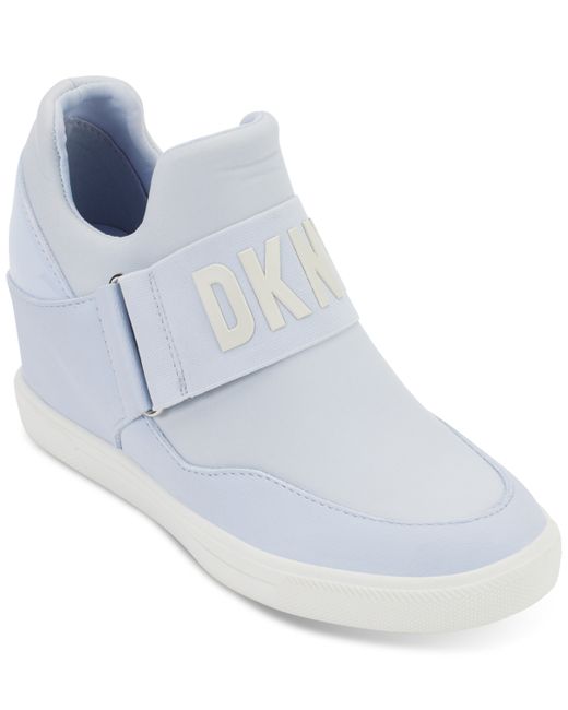 Dkny Cosmos Slip-On Logo Wedge Sneakers