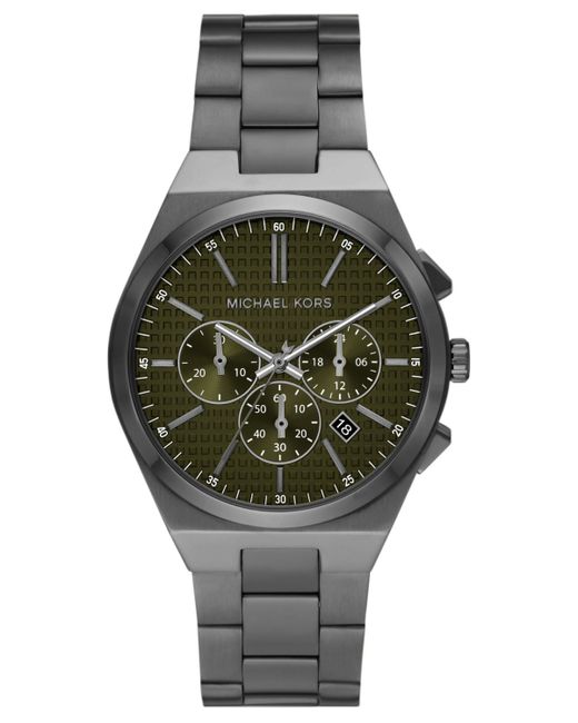 Michael Kors Lennox Quartz Chronograph Tone Stainless Steel Watch 40mm