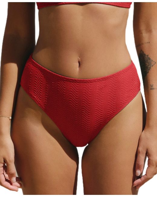 Cupshe Brazilian Obsessed Mid Rise Bikini Bottom