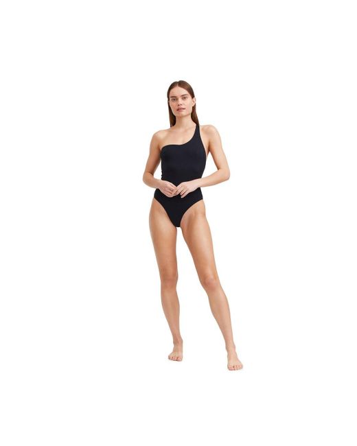 Gottex Solid One shoulder one piece swimsuit