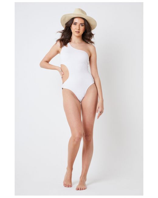 Twill Active Cut out Swimsuit