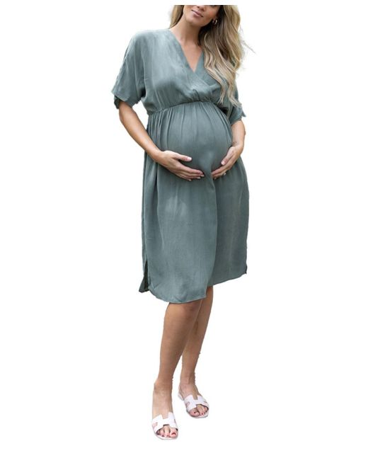 Emilia George Maternity Cupro Irene Dress