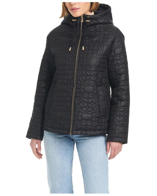 Kate Spade New York Signature Zip-Front Water-Resistant Quilted Jacket
