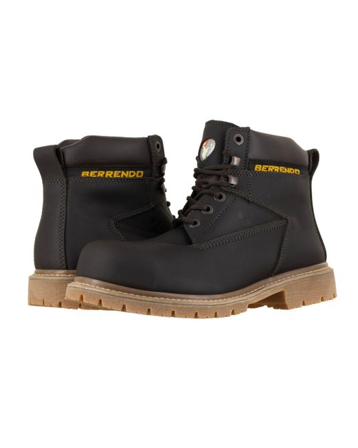 Berrendo 6 Steel Toe Work Boots for Electrical Hazard Oil and Slip Resistant