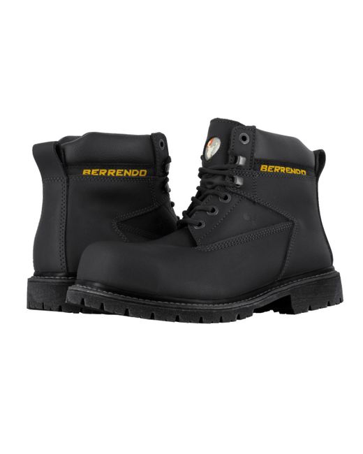 Berrendo 6 Steel Toe Work Boots for Electrical Hazard Oil and Slip Resistant