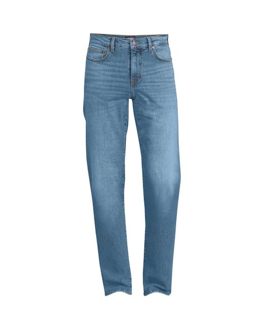 Lands' End Recover 5 Pocket Traditional Fit Comfort Waist Denim Jeans