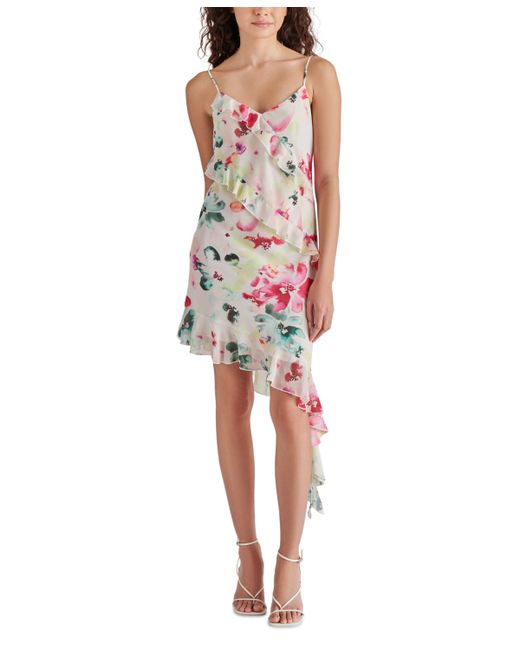 Steve Madden Carmenita Asymmetric Floral Dress
