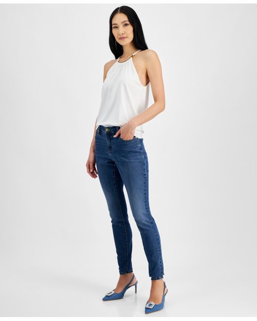 I.N.C. International Concepts Curvy Mid Rise Skinny Jeans Created for