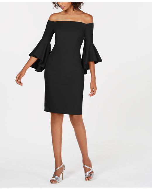 Calvin Klein Off-The-Shoulder Sheath Dress