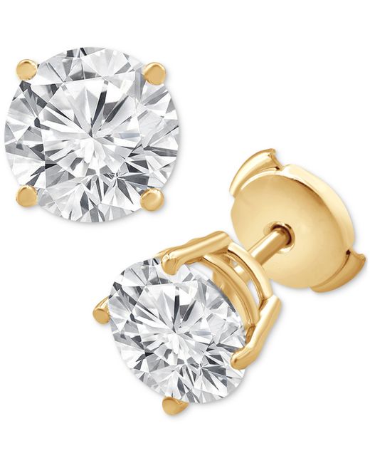 Badgley Mischka Certified Lab Grown Diamond Stud Earrings 5 ct. t.w. 14k Gold