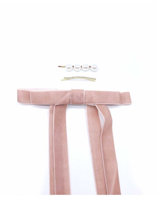 Soho Style Ribbon Hair Clip Set