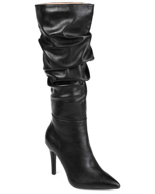 Journee Collection Sarie Ruched Stiletto Boots