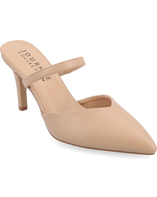 Journee Collection Yvon Pointed Toe Slip On Pumps