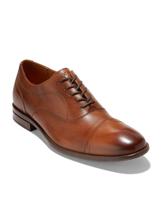 Cole Haan Sawyer Leather Captoe Oxford Shoes
