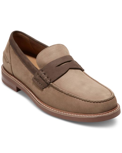 Cole Haan Pinch Prep Slip-On Penny Loafers Ch Truffle Nubuck
