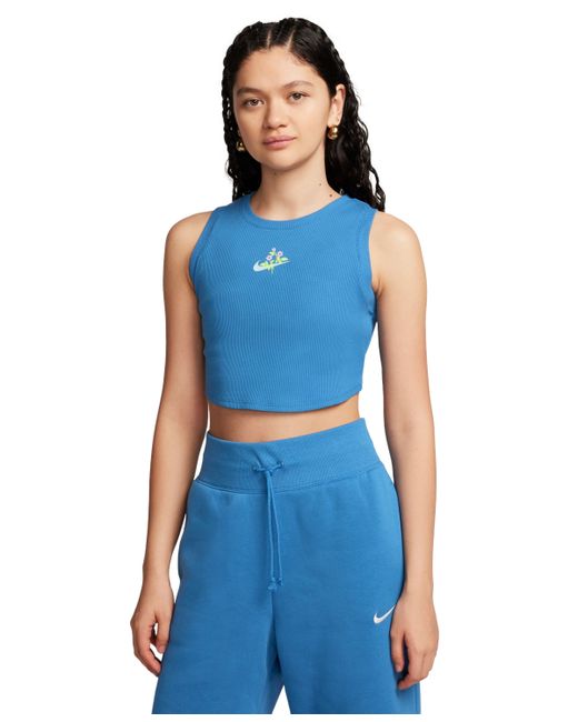 Nike Sportswear Essential Cropped Ribbed Tank Top