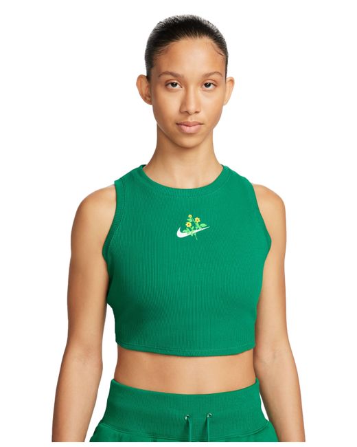 Nike Sportswear Essential Cropped Ribbed Tank Top