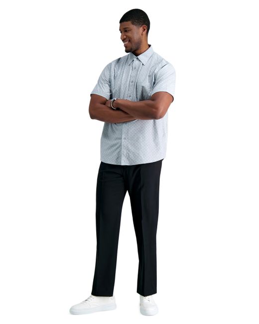 Haggar Big Tall Premium Comfort Stretch Classic-Fit Solid Flat Front Dress Pants