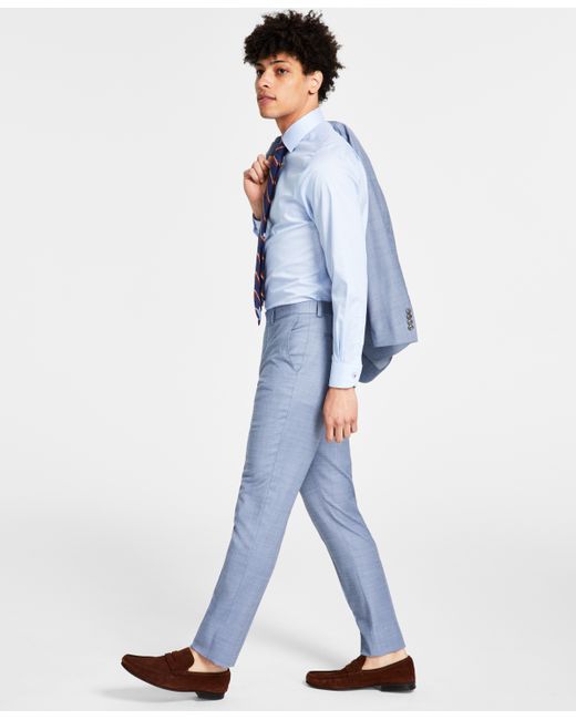 Calvin Klein Skinny-Fit Wool-Blend Infinite Stretch Suit Pants
