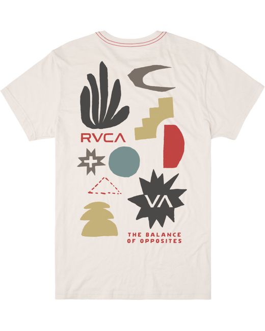 Rvca Paper Cuts Short Sleeve T-shirt